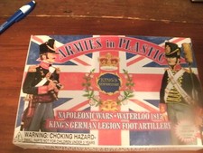2 ARMIES IN PLASTIC -KING'S GERMAN LEGION FOOT ARTILLERY FRENCH LINE ARTILLERY