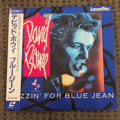 DAVID BOWIE Jazzin' For Blue Jean JAPAN 8'' Laser Disc JM038-0018 w/OBI + INSERT 