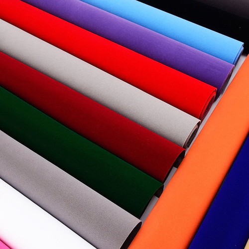 20x30cm Sticky Back Self Adhesive Sheet Felt Velvet Velour Fabric Craft Sticker - Picture 3 of 5