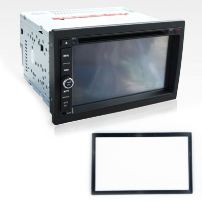 2Din Car Interior Radio Stereo Audio Dashboard Panel Frame Trim Cover Replace