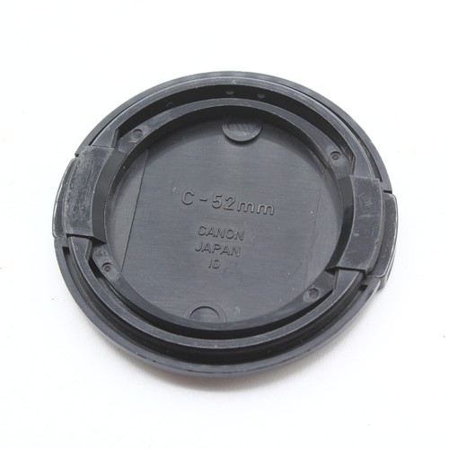 Original Canon C-52mm Snap-On Front Lens Cap for FD - Bon état !! - Photo 2 sur 2