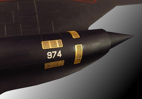Photoetch Scale model kit 1:72 SR-71 Blackbird. Grides -Metallic Details MD7207 - Picture 22 of 24