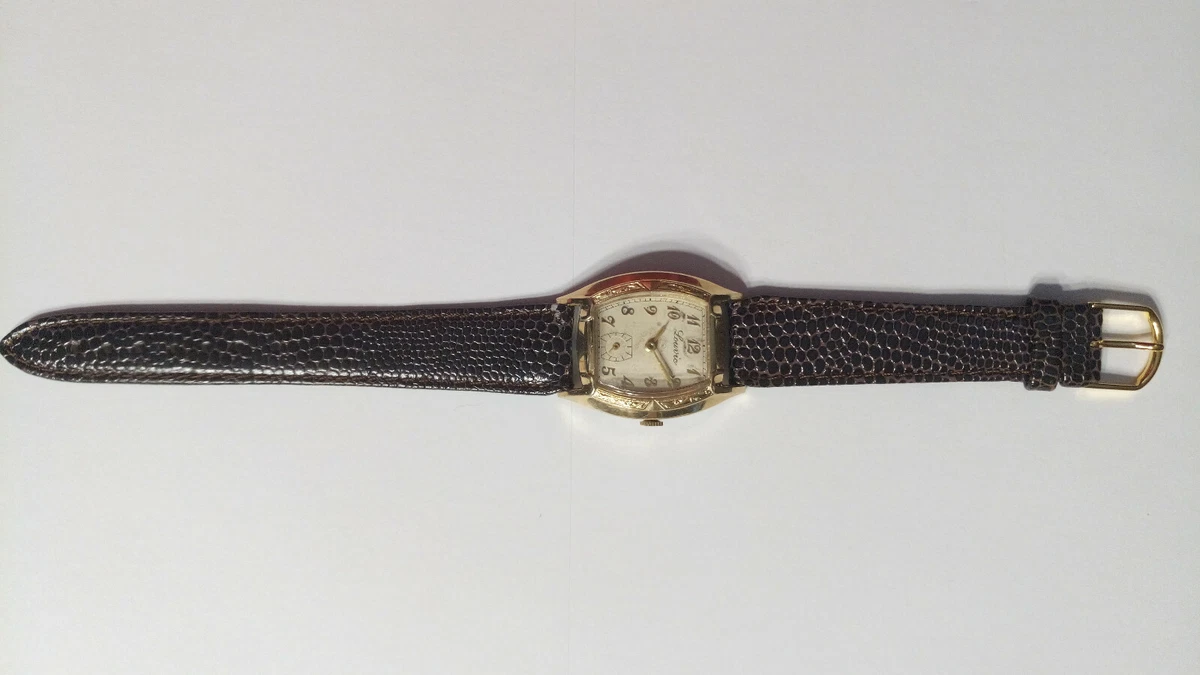 Vintage Louvic Manual Wind 7 Jewel Watch AS 1002 Waldron Watch Co