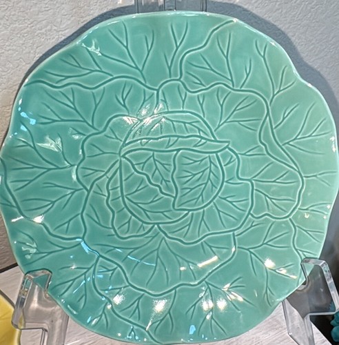 Set of 4 Vintage Carnivale Signature Stoneware & 1 Metlox Ruffled Lettuce Plates - Picture 3 of 13