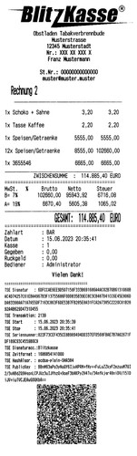 Blitz!Kasse® 2.0 -Restaurant'L TSE Kassensoftware für Gastronomie Caffe max75 Ti - Bild 3 von 9
