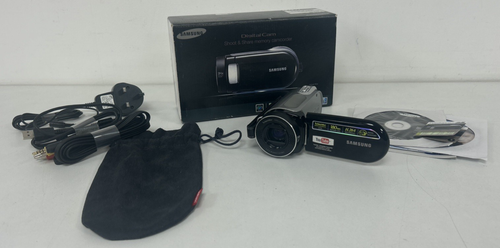 Samsung VP-MX20 Camcorder Handheld High Definition Black Working W/ Original Box