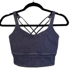 Lululemon Free To Be Bra Long Line Rib Strapp...