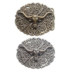 Zincs Alloys Cowboy Pattern Belt Buckle Durable for Fashion Accessory Stylish