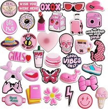 Mixed Pvc Shoe Charms Lot Different Charms Fit For Croc Clog Sandals 92 Pcs