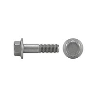 En 1665 Sechskant-Flanschschraube M8X40 Stahl 8.8 Blank M. Schaft 100 Stk