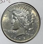 1935S US Peace SILVER Dollar! AU Details! Lower Mintage! "San Francisco"!