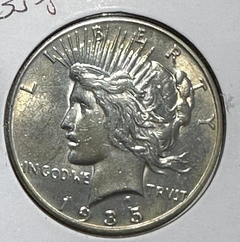 1935S US Peace SILVER Dollar! AU Details! Lower Mintage! "San Francisco"!