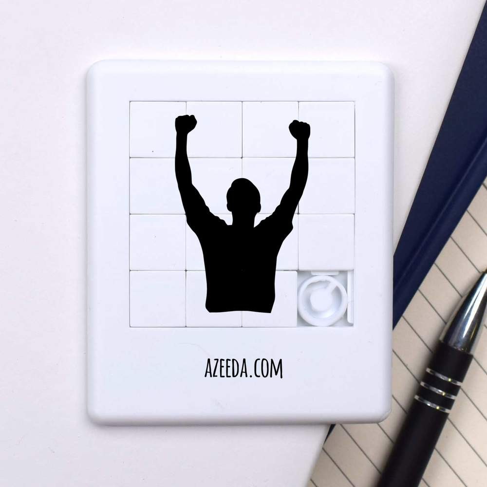'Athlete with Raised Arms' Sliding Puzzle (PZ00040805)