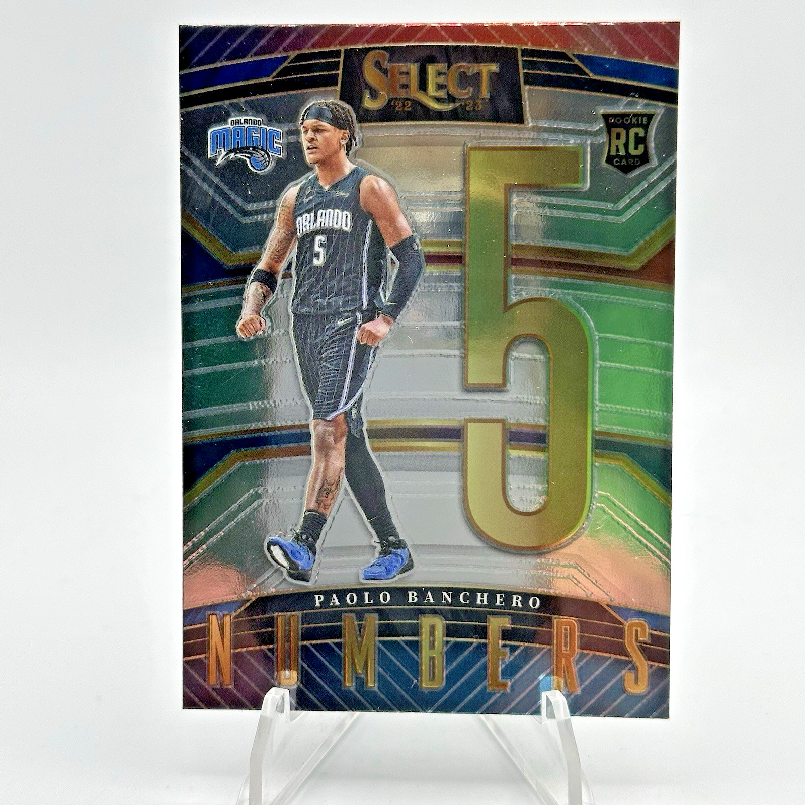 2022-23 Select Paolo Banchero Numbers RC Rookie #16 Magic