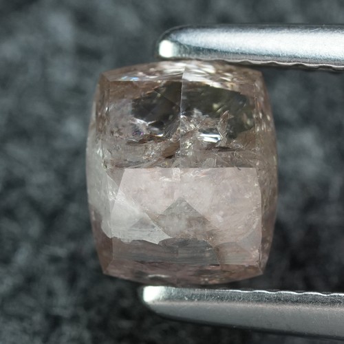 2.03Ct 100% Natural - No Any Treated I-2 Cushion Fancy Brownish Pink Diamond - Picture 2 of 7
