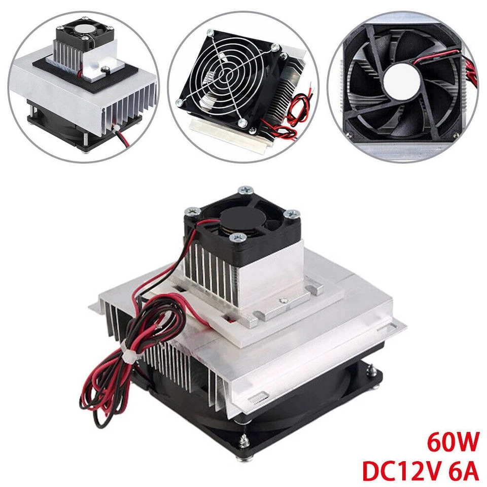 Kühler Peltier Kühlsystem Halbleiterkühler Für 12V 6A Pro Peltierelement Modul - Bild 4 von 4