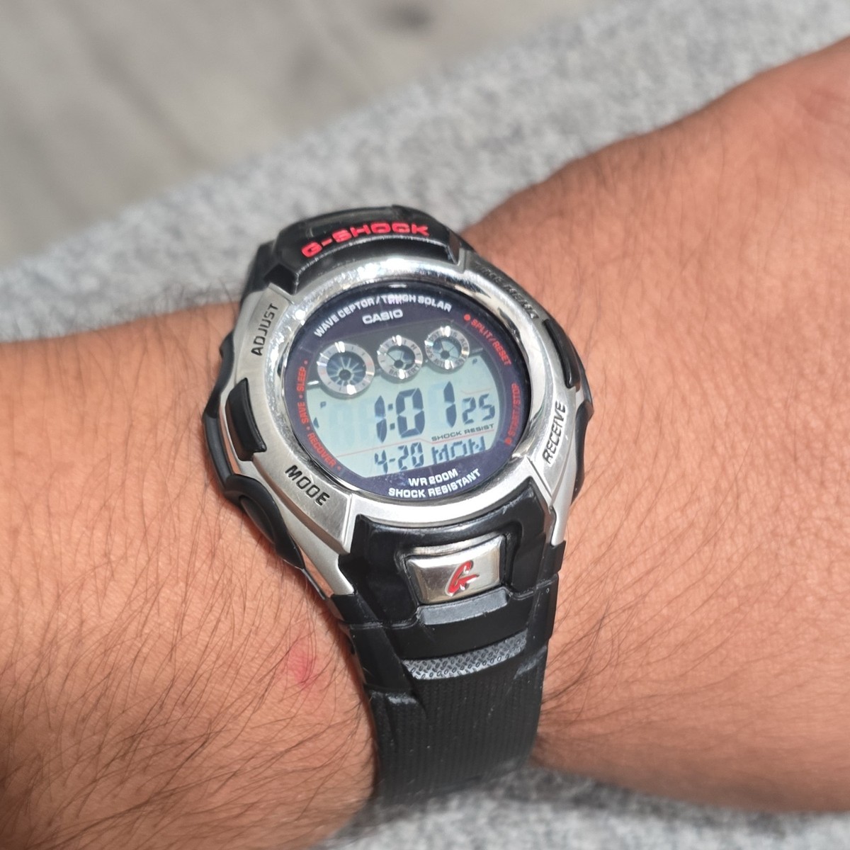 Casio G-SHOCK GW-500A Wave Ceptor Tough Solar Digital Men's