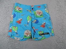 Lifes a Beach Shorts Mens 30 Blue The Jetsons Vintage Swim Trunks Board Shorts