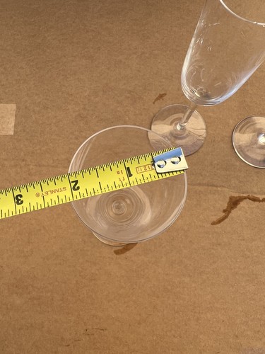 Set of 5 Tiffany & Co Germany 9-1/4" Champagne Flute Glasses All Marked - Picture 3 of 13
