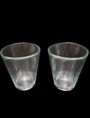 Bormioli Rocco Galassia Juice / Whiskey Glass Set of 2 Clear Cups Tumblers 