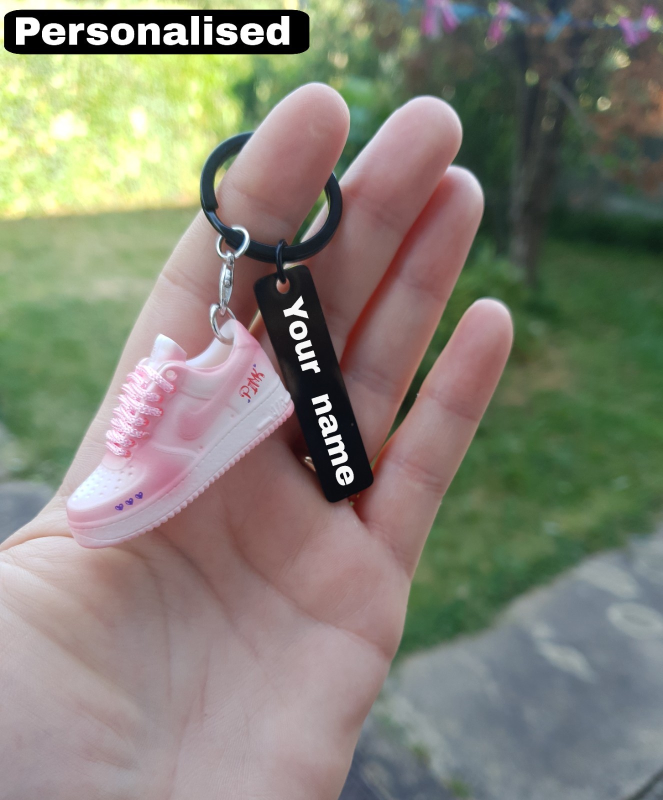 Nike Sneakers Trainer Keyring Personalised Keyring Perfect for Gift Or Present