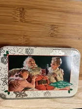 Coca-Cola Nostalgia Playing Cards, 2 Decks Of Cards in Metal Tin, USA, 1999