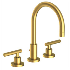 Newport Brass 990L/04 East Linear Widespread Lavatory Faucet Satin Brass PVD 