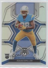 2022 Panini Mosaic Rookies Silver Prizm Isaiah Spiller #310 0b3