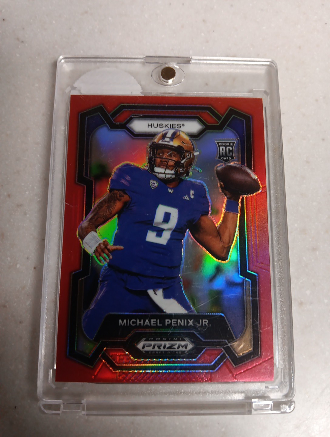 2024 Panini Prizm Draft Picks - Michael Penix Jr. #101 Red Prizm /299 (RC)
