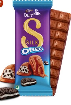 Cadbury Dairy Milk Silk Oreo Valentine's Gift Pack Chocolate Bar, 124 g