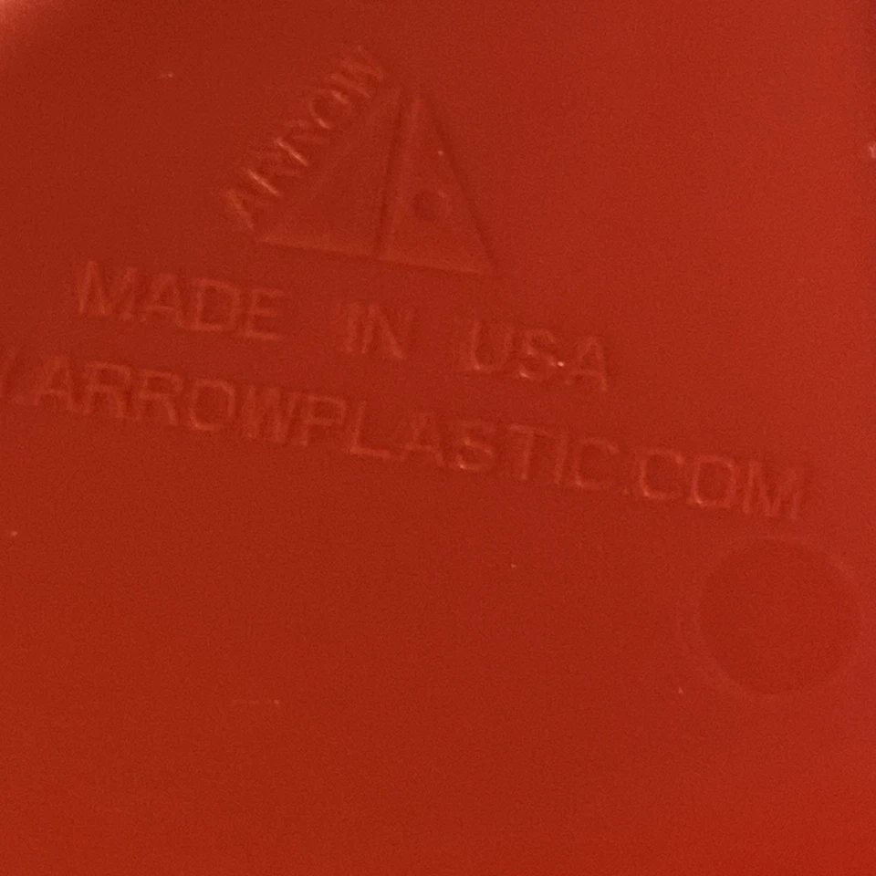 Тарелки Fiesta Taco от Arrow товары для дома, красные без бисфенола А, лот из 6 - Изображение 4 из 4