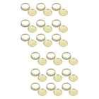 40 stücke luftdichte lagerung flasche deckt kreative mason jar decks (golden)