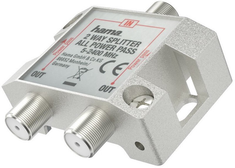 Антенна Hama-Verbindungskabel SAT-Вертолетчик 2-fach 2690₽