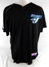 2005 Toronto Blue Jays Josh Towerrs #7 Game Used Black Jersey Teammate Forever P