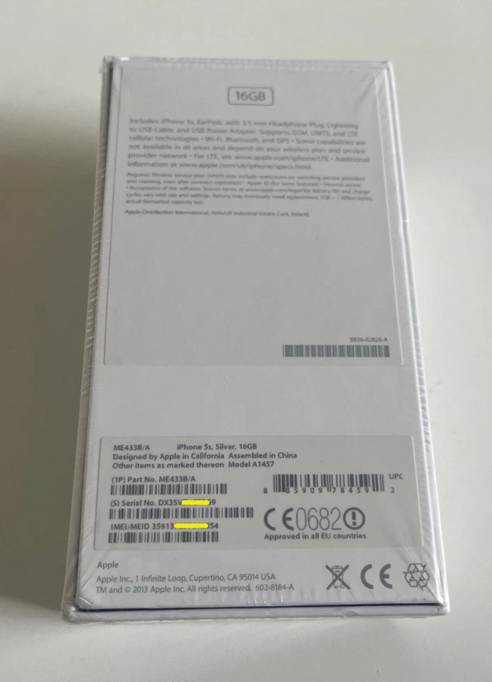 New Sealed Old Stock Apple iPhone 5S - UK Model - Rare iOS 10 - Image 3 of 3