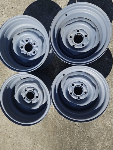 <!--F#f_0-->Holden 13x7 wide steels EJ EH HD HR set 4 suit drums only staggered mega dish <!--F/-->