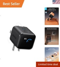 Anker Nano USB C Wall Charger, 45W Fast Charging Smart Display Charger, with 180