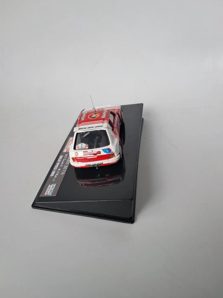 1:43 PEUGEOT 205 T16 EVO 1 BELGA DARNICHE RALLY YPRES 1985 - Immagine 4 di 4