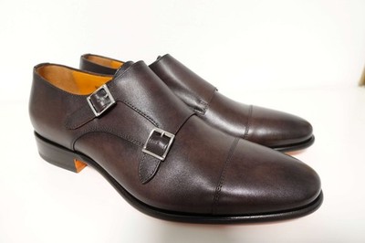 SANTONI Schuhe Herrenschuhe Businessschuhe - UK 11,5 / US 12,5 / EU 45,5 - NEU