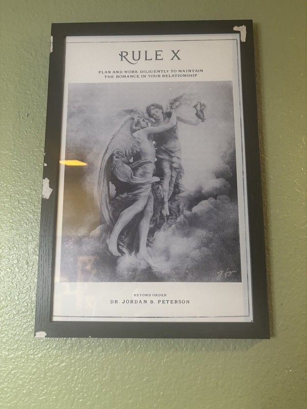Jordan B Peterson Framed Poster RULE 10