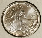 1991 WALKING LIBERTY AMERICAN EAGLE 1oz. .999 FINE SILVER DOLLAR COIN