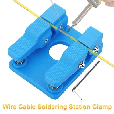 NSIOUTLET Welding Soldering Station Silicone Wire Clamp Bracket Worktable Retaining Clip