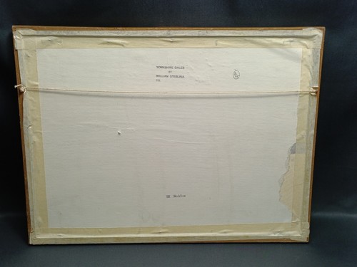 Vintage Signed Watercolor Yorkshire Dales Church in Winter Countryside Framed - Picture 14 of 17