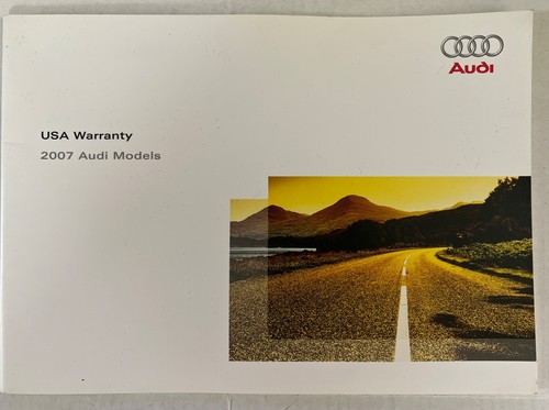 2007 Audi Owner’s Manual, Infotainment, Maintenance, Warranty Booklets & Case - Picture 8 of 9