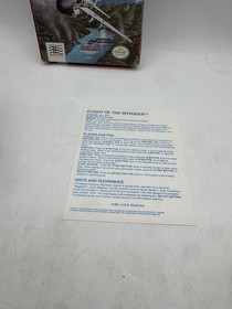 Flight Of The Intruder - (Nintendo NES Game) Box And Game - Authentic - Tested