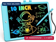 ORSEN LCD Writing Tablet 10 Inch, Colorful Doodle Board Drawing Pad for Kids, To