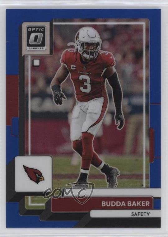 2022 Panini Donruss Optic Blue Prizm 134/179 Budda Baker #5 0su2