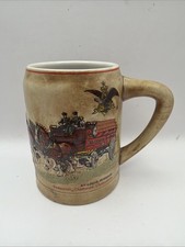 Vintage 1980 Budweiser Beer Stein First Year Clydesdales