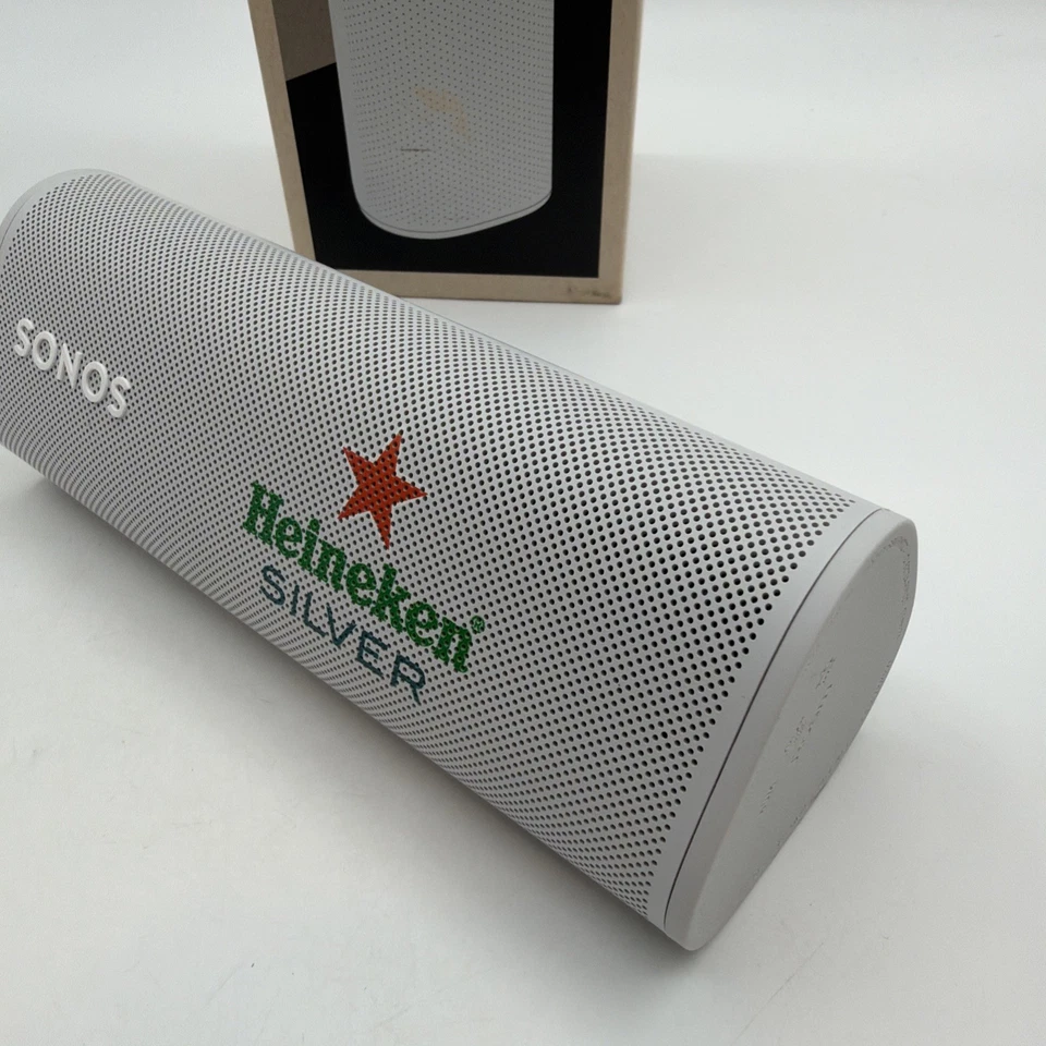 Sonos Roam S27 Bluetooth Heineken Silver Logo Promotional - Tested - RARE - Image 3 of 4