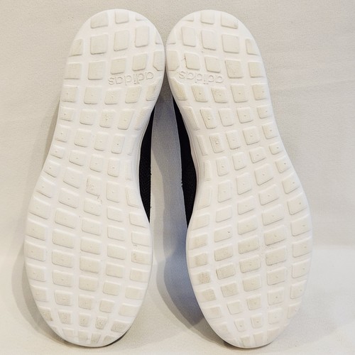 Tenis para correr Adidas para mujer talla 10 Cloudfoam Lite Racer sin cordones negros blancos - Imagen 13 de 23